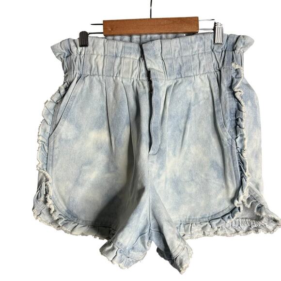 Sea New York Daryl Bleached Denim Shorts Blue Size 8 NWT - Picture 6 of 8